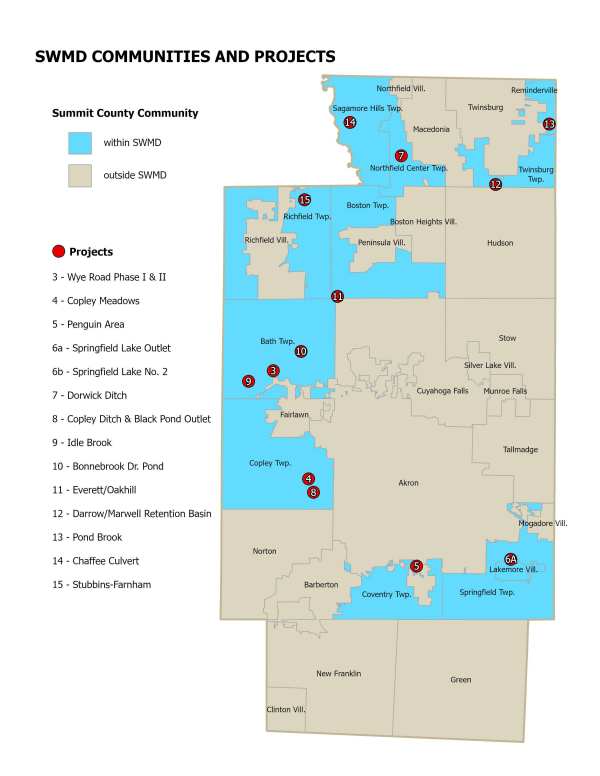 SWMD Communities Projects Map 2025