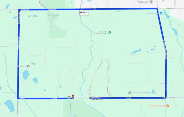 Ira Rd Closure 10/18/2024