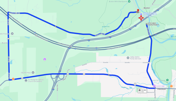 Riverview Road Closure 10/18/2024