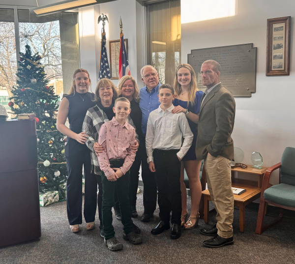 Brubaker Family at Ceremony